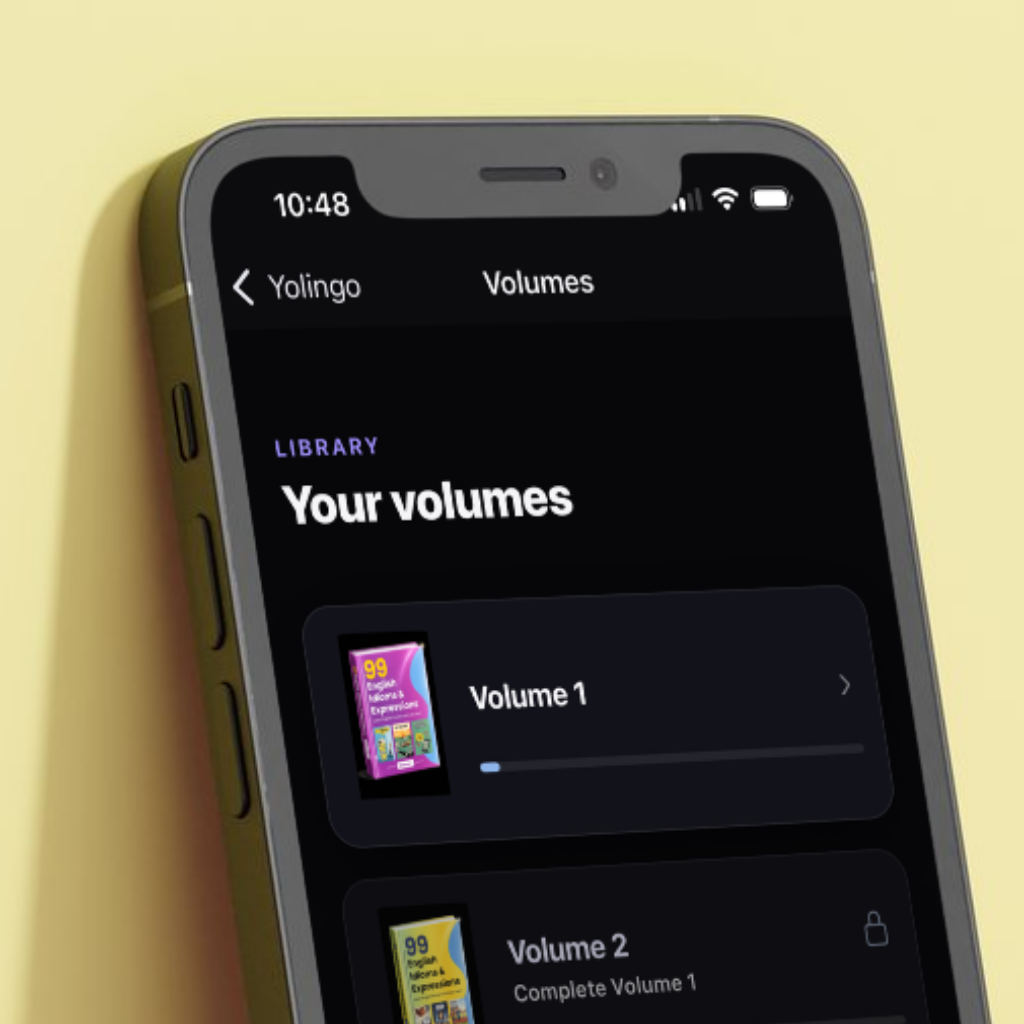 Yolingo app screenshot 2