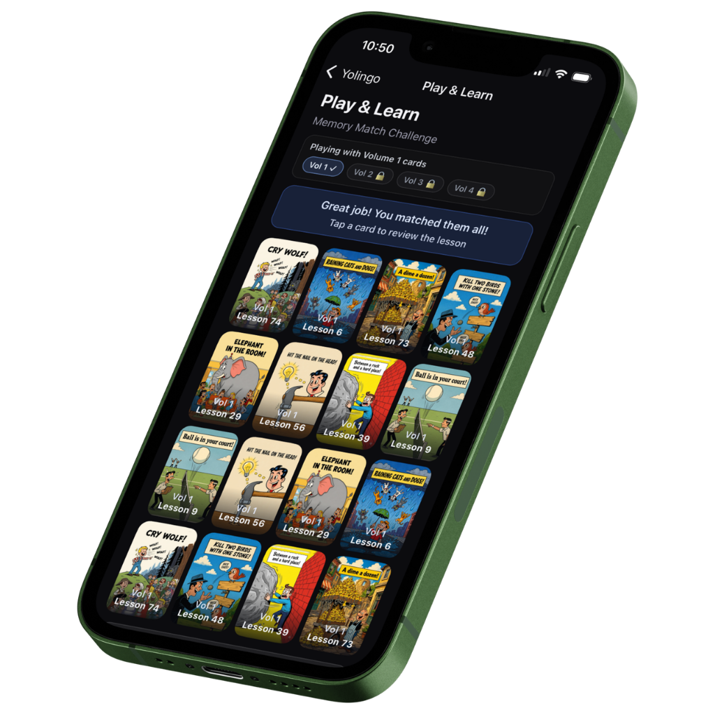 Yolingo app preview